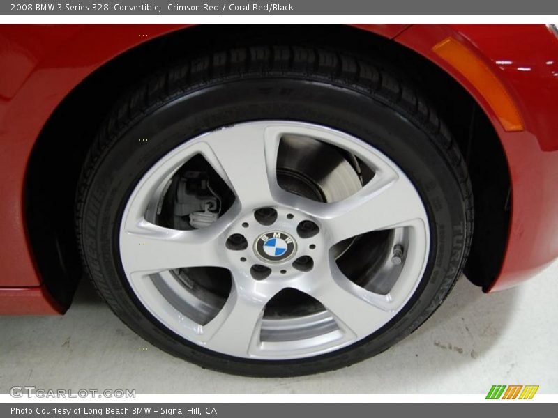 Crimson Red / Coral Red/Black 2008 BMW 3 Series 328i Convertible