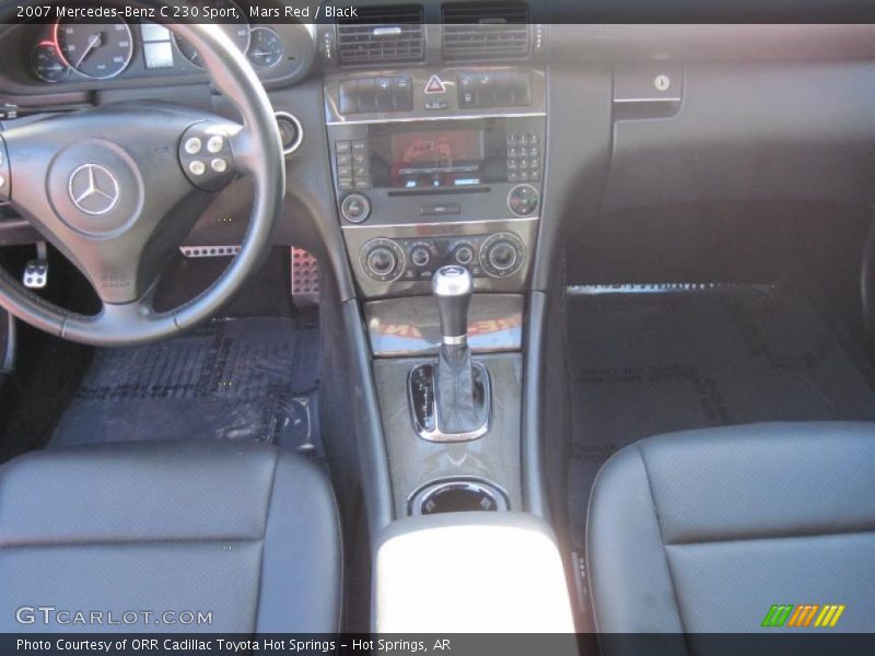 Mars Red / Black 2007 Mercedes-Benz C 230 Sport