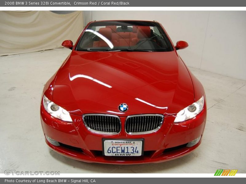 Crimson Red / Coral Red/Black 2008 BMW 3 Series 328i Convertible