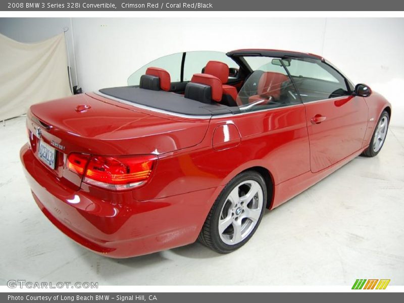 Crimson Red / Coral Red/Black 2008 BMW 3 Series 328i Convertible