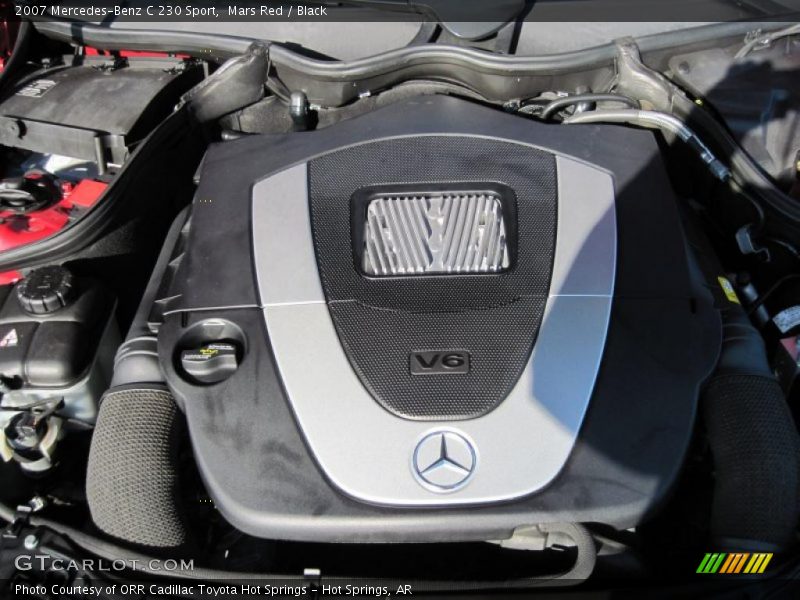 Mars Red / Black 2007 Mercedes-Benz C 230 Sport