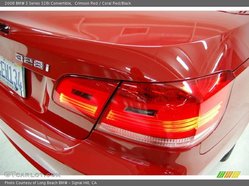 Crimson Red / Coral Red/Black 2008 BMW 3 Series 328i Convertible