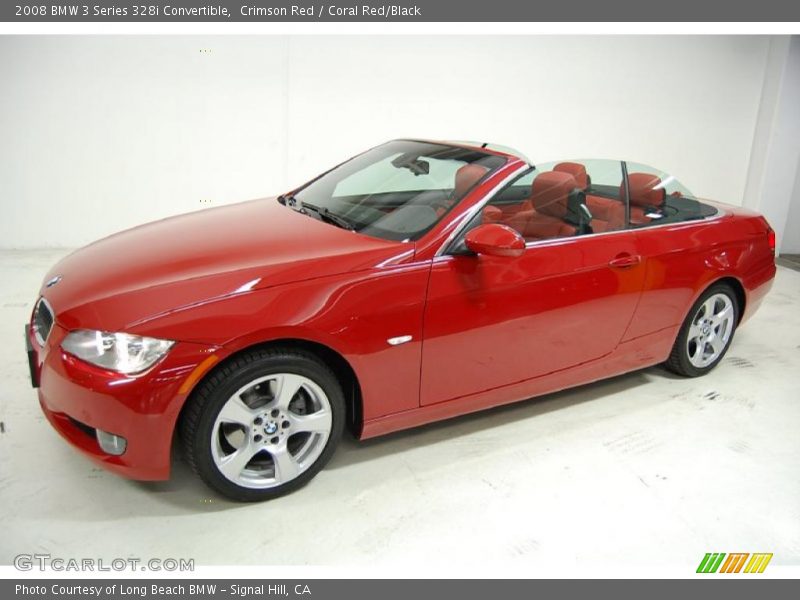 Crimson Red / Coral Red/Black 2008 BMW 3 Series 328i Convertible