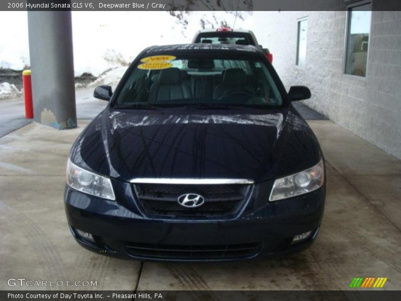 Deepwater Blue / Gray 2006 Hyundai Sonata GLS V6