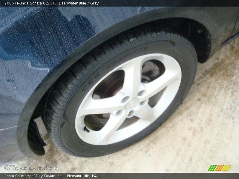 Deepwater Blue / Gray 2006 Hyundai Sonata GLS V6