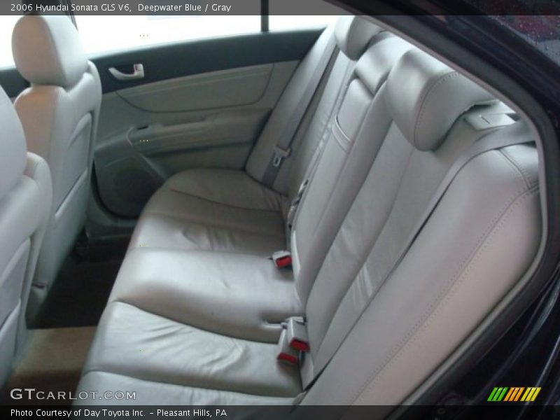 Deepwater Blue / Gray 2006 Hyundai Sonata GLS V6