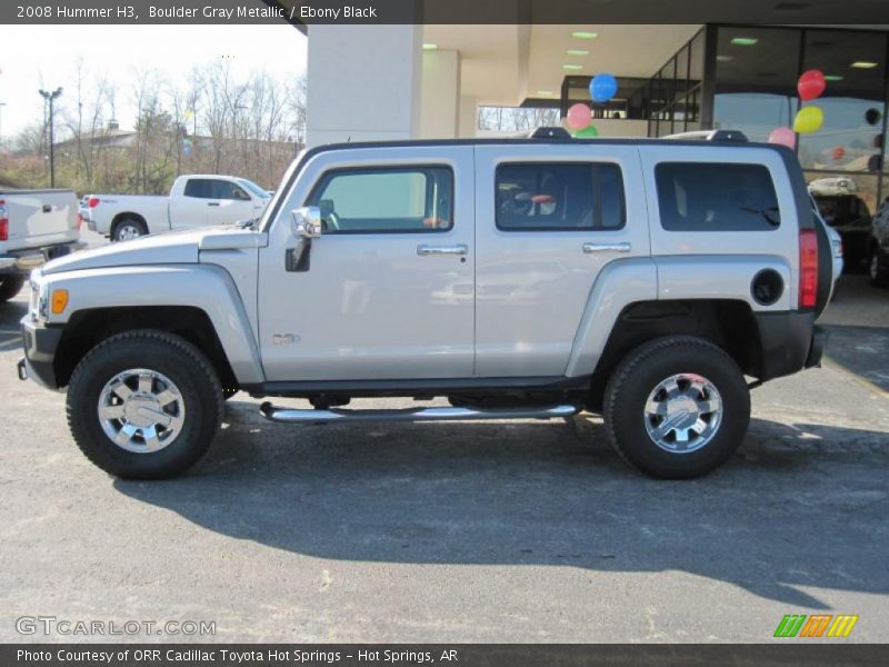 Boulder Gray Metallic / Ebony Black 2008 Hummer H3