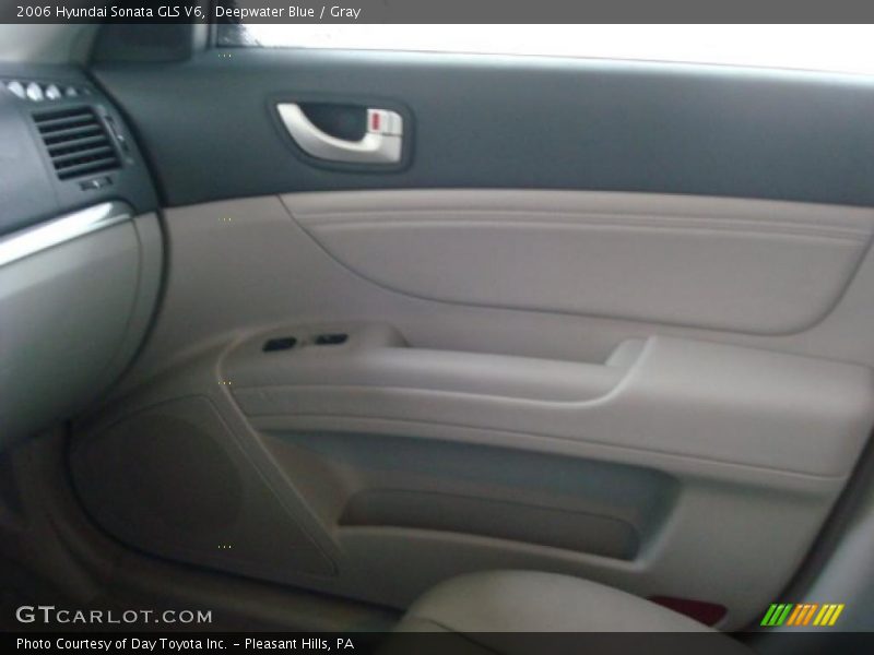 Deepwater Blue / Gray 2006 Hyundai Sonata GLS V6