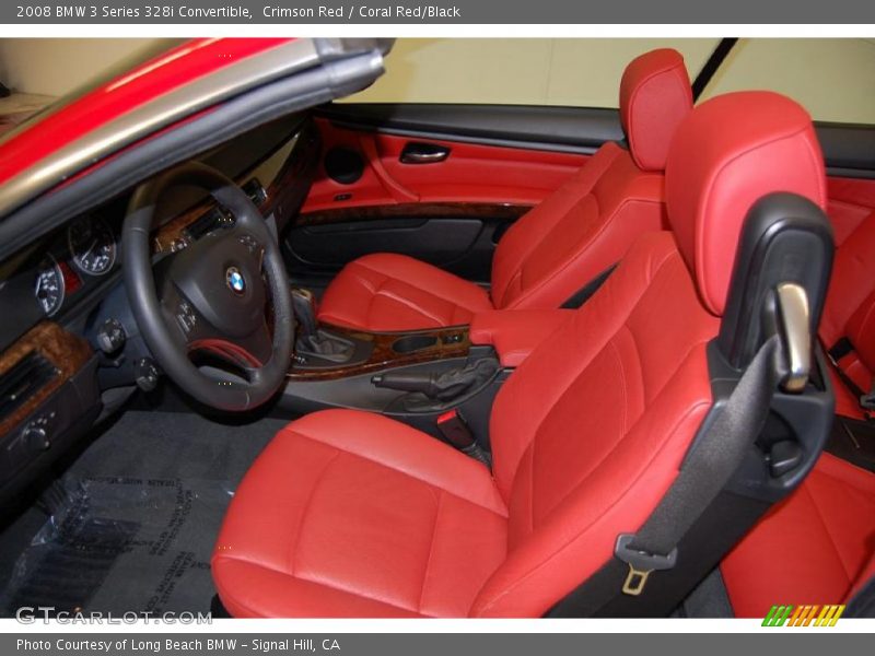 Crimson Red / Coral Red/Black 2008 BMW 3 Series 328i Convertible