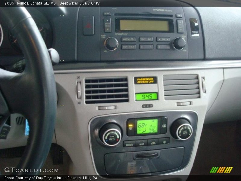 Deepwater Blue / Gray 2006 Hyundai Sonata GLS V6