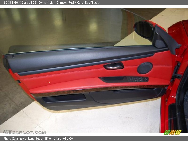 Crimson Red / Coral Red/Black 2008 BMW 3 Series 328i Convertible