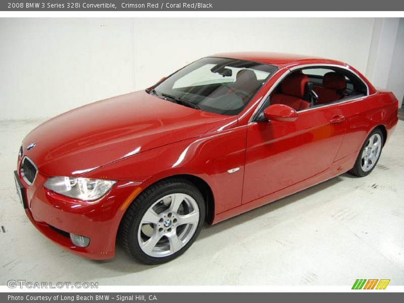 Crimson Red / Coral Red/Black 2008 BMW 3 Series 328i Convertible