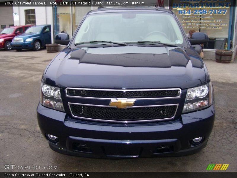 Dark Blue Metallic / Dark Titanium/Light Titanium 2007 Chevrolet Tahoe LT 4x4