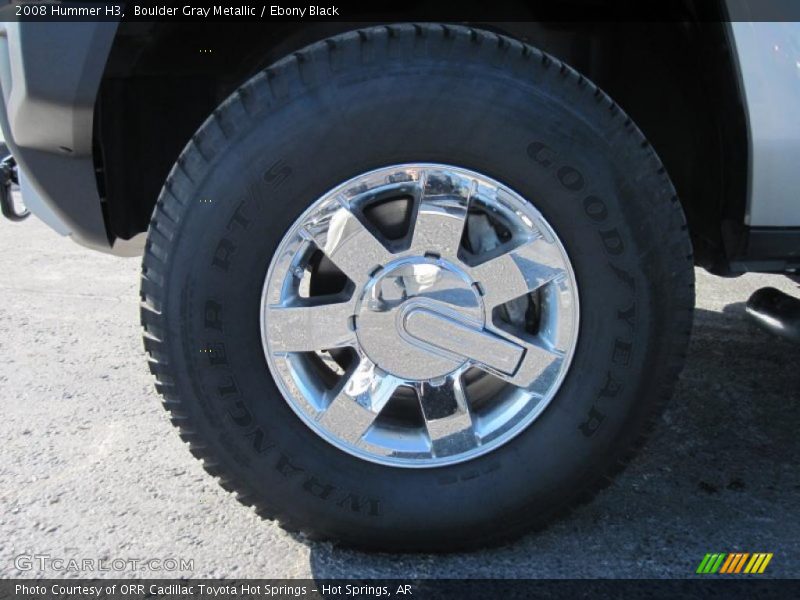 Boulder Gray Metallic / Ebony Black 2008 Hummer H3