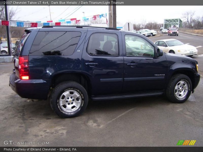 Dark Blue Metallic / Dark Titanium/Light Titanium 2007 Chevrolet Tahoe LT 4x4