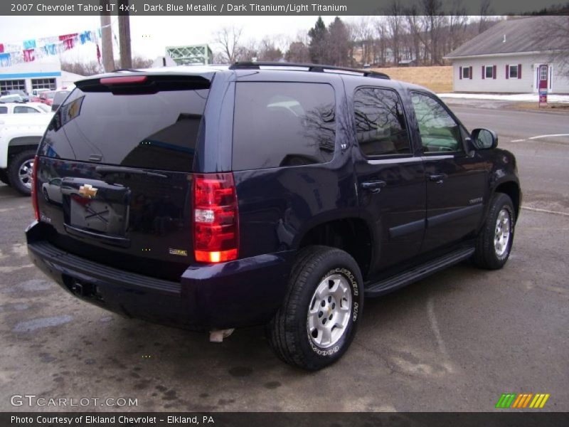 Dark Blue Metallic / Dark Titanium/Light Titanium 2007 Chevrolet Tahoe LT 4x4