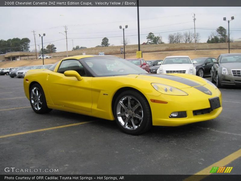  2008 Corvette ZHZ Hertz Edition Coupe Velocity Yellow