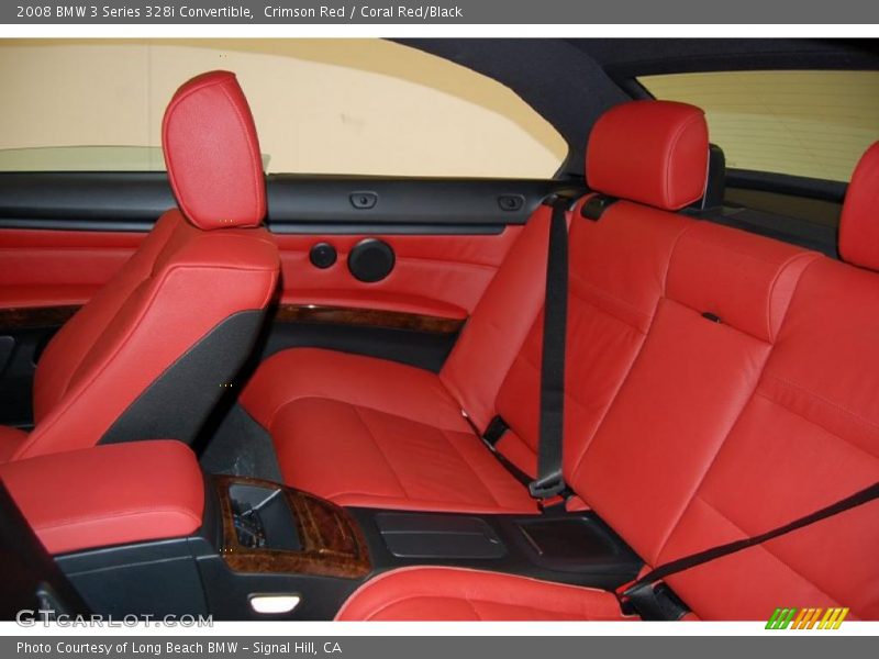 Crimson Red / Coral Red/Black 2008 BMW 3 Series 328i Convertible
