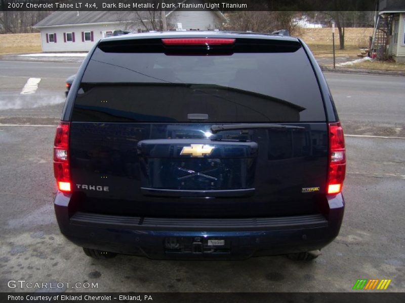 Dark Blue Metallic / Dark Titanium/Light Titanium 2007 Chevrolet Tahoe LT 4x4