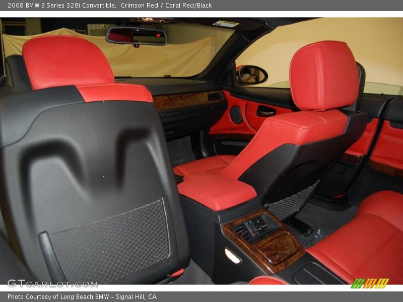 Crimson Red / Coral Red/Black 2008 BMW 3 Series 328i Convertible