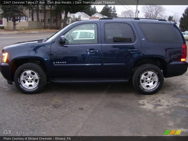 Dark Blue Metallic / Dark Titanium/Light Titanium 2007 Chevrolet Tahoe LT 4x4