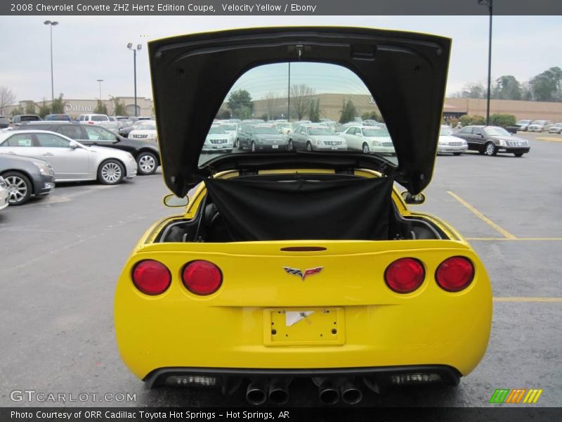 Velocity Yellow / Ebony 2008 Chevrolet Corvette ZHZ Hertz Edition Coupe