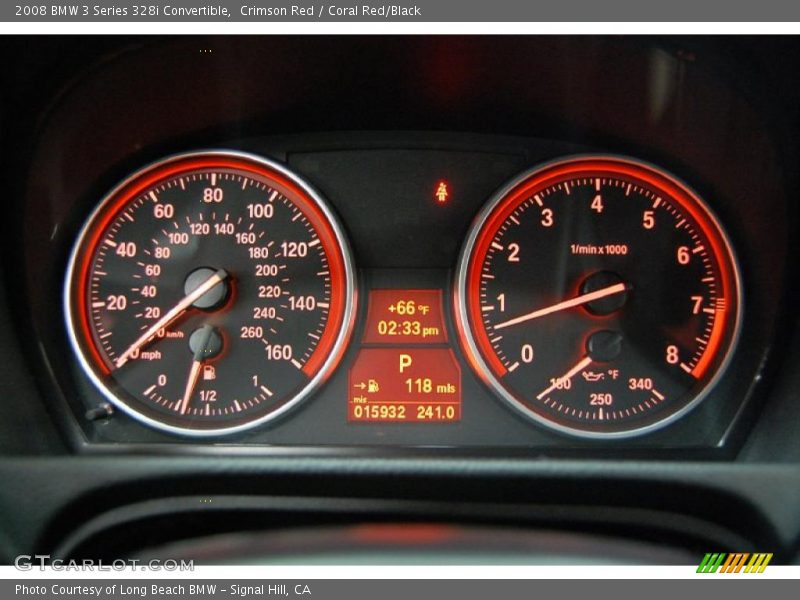 Crimson Red / Coral Red/Black 2008 BMW 3 Series 328i Convertible