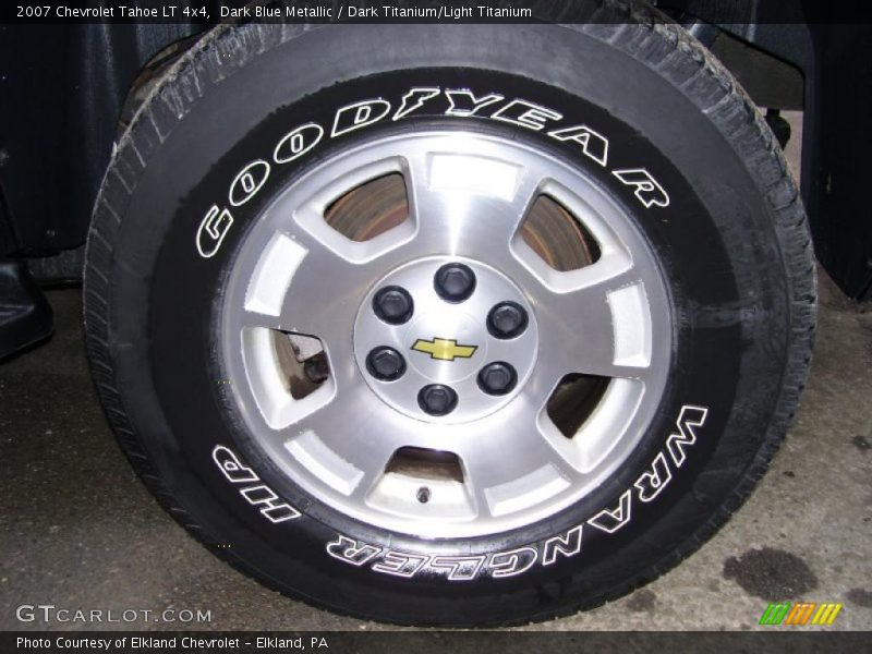 Dark Blue Metallic / Dark Titanium/Light Titanium 2007 Chevrolet Tahoe LT 4x4