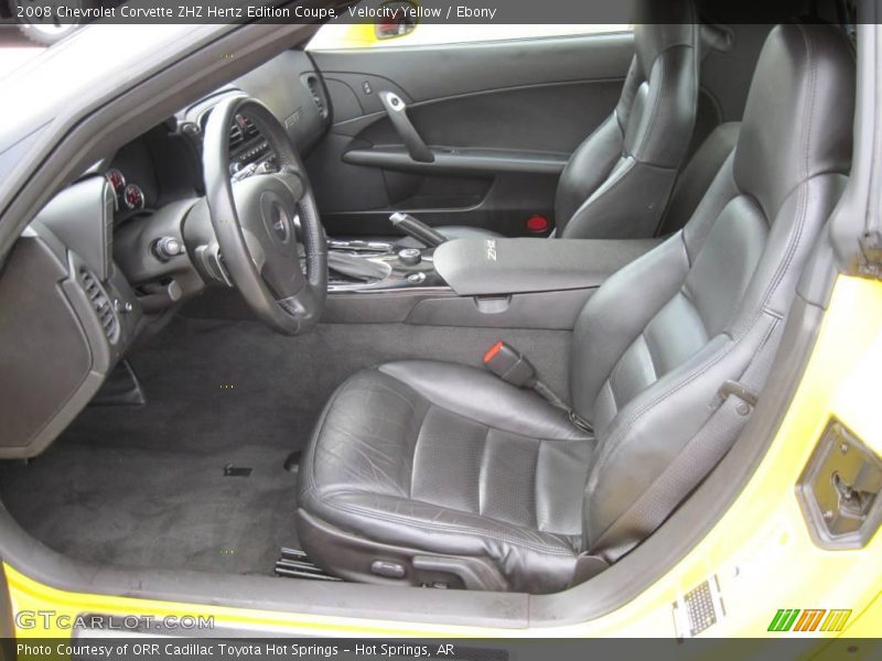 Velocity Yellow / Ebony 2008 Chevrolet Corvette ZHZ Hertz Edition Coupe