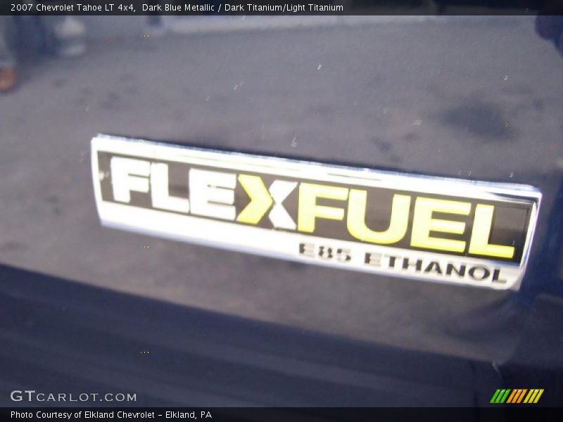 Dark Blue Metallic / Dark Titanium/Light Titanium 2007 Chevrolet Tahoe LT 4x4
