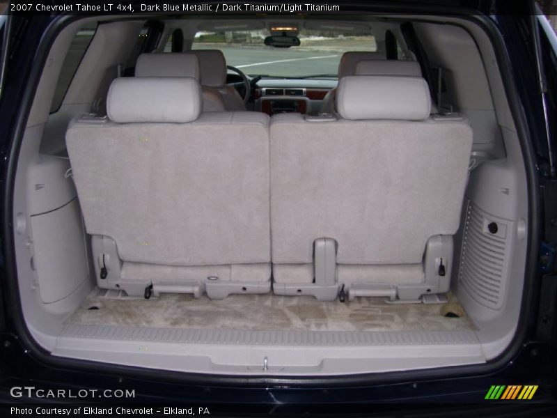 Dark Blue Metallic / Dark Titanium/Light Titanium 2007 Chevrolet Tahoe LT 4x4