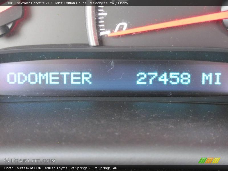 Velocity Yellow / Ebony 2008 Chevrolet Corvette ZHZ Hertz Edition Coupe