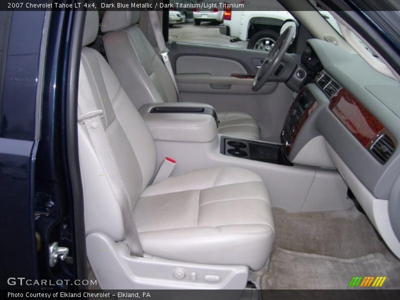 Dark Blue Metallic / Dark Titanium/Light Titanium 2007 Chevrolet Tahoe LT 4x4