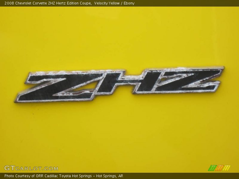  2008 Corvette ZHZ Hertz Edition Coupe Logo