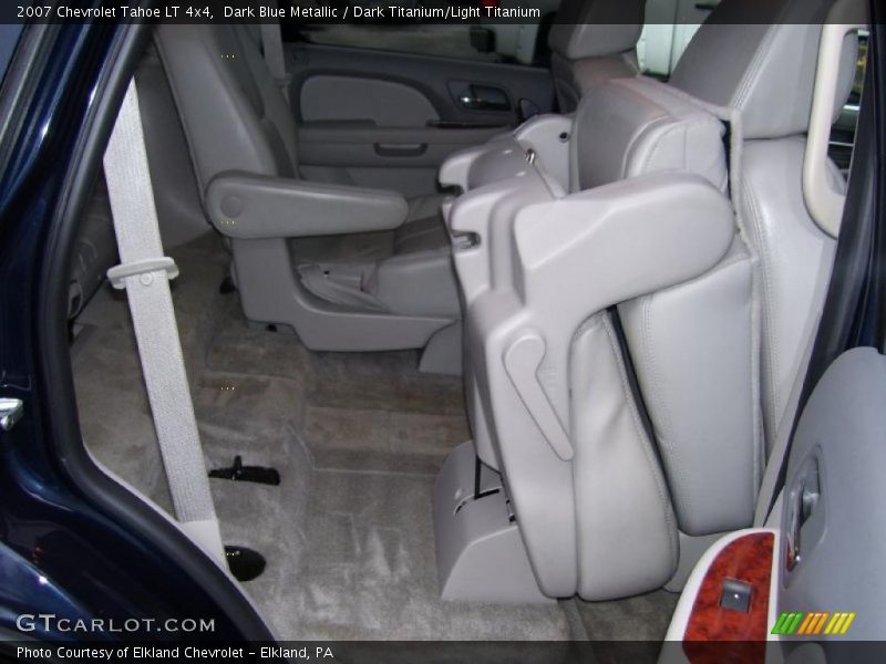 Dark Blue Metallic / Dark Titanium/Light Titanium 2007 Chevrolet Tahoe LT 4x4