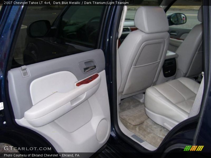 Dark Blue Metallic / Dark Titanium/Light Titanium 2007 Chevrolet Tahoe LT 4x4