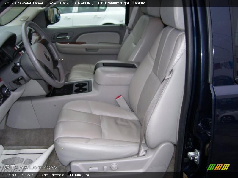 Dark Blue Metallic / Dark Titanium/Light Titanium 2007 Chevrolet Tahoe LT 4x4