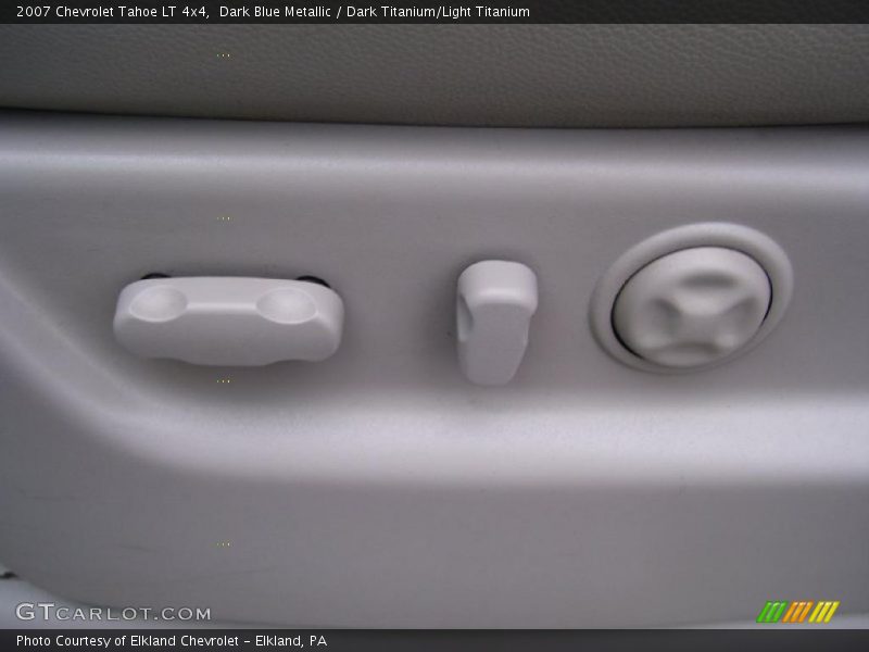 Dark Blue Metallic / Dark Titanium/Light Titanium 2007 Chevrolet Tahoe LT 4x4