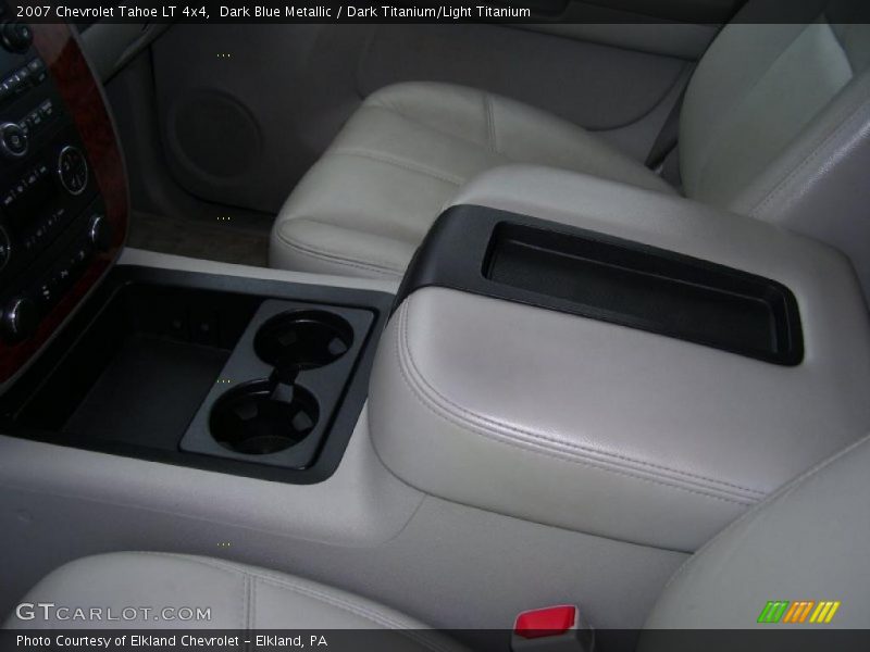 Dark Blue Metallic / Dark Titanium/Light Titanium 2007 Chevrolet Tahoe LT 4x4