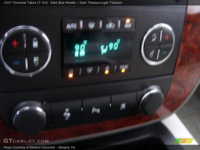 Dark Blue Metallic / Dark Titanium/Light Titanium 2007 Chevrolet Tahoe LT 4x4