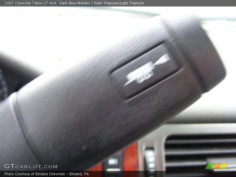 Dark Blue Metallic / Dark Titanium/Light Titanium 2007 Chevrolet Tahoe LT 4x4