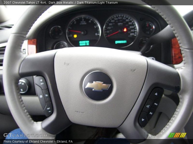 Dark Blue Metallic / Dark Titanium/Light Titanium 2007 Chevrolet Tahoe LT 4x4