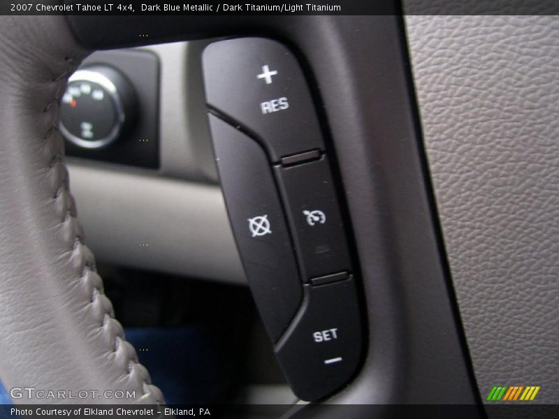 Dark Blue Metallic / Dark Titanium/Light Titanium 2007 Chevrolet Tahoe LT 4x4