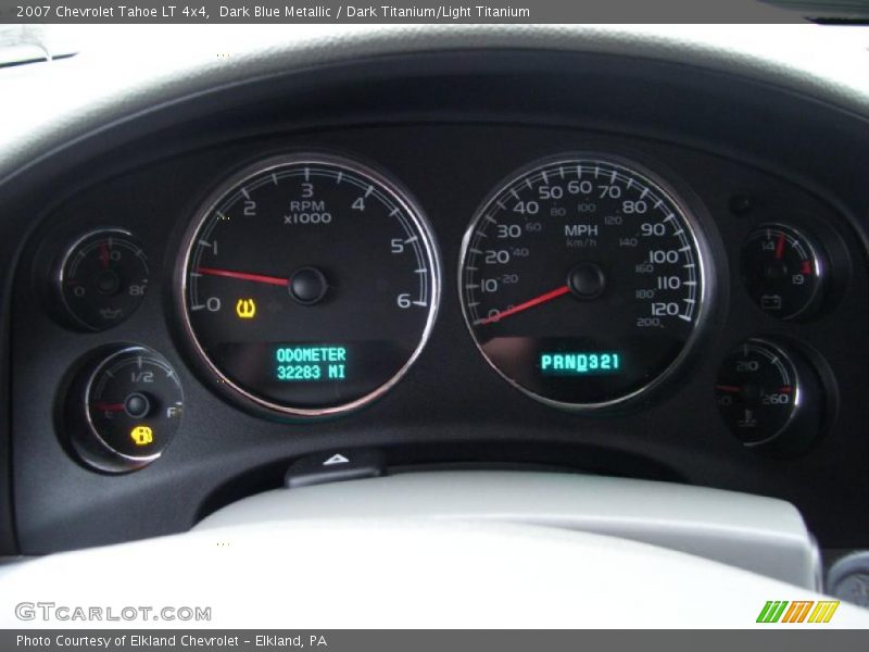 Dark Blue Metallic / Dark Titanium/Light Titanium 2007 Chevrolet Tahoe LT 4x4