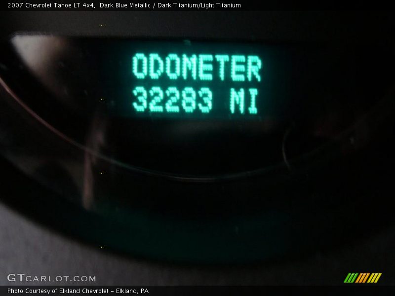 Dark Blue Metallic / Dark Titanium/Light Titanium 2007 Chevrolet Tahoe LT 4x4