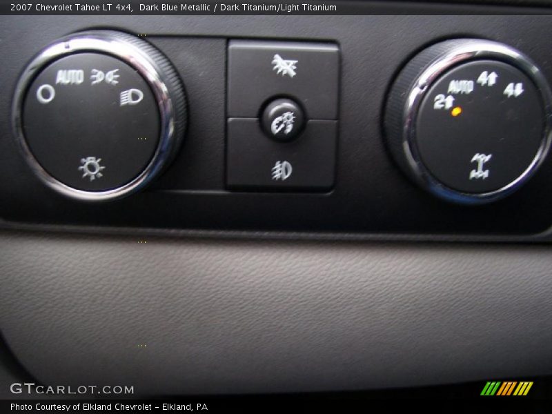 Dark Blue Metallic / Dark Titanium/Light Titanium 2007 Chevrolet Tahoe LT 4x4