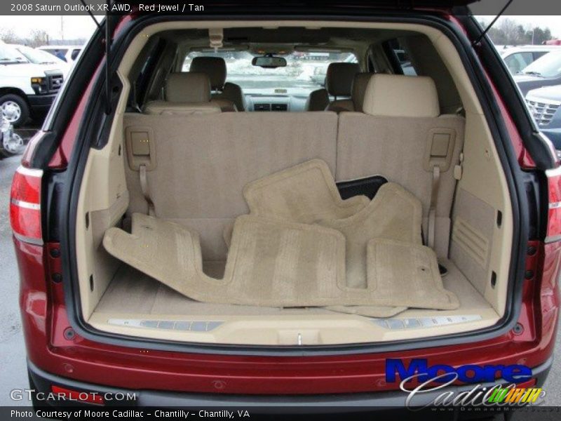Red Jewel / Tan 2008 Saturn Outlook XR AWD