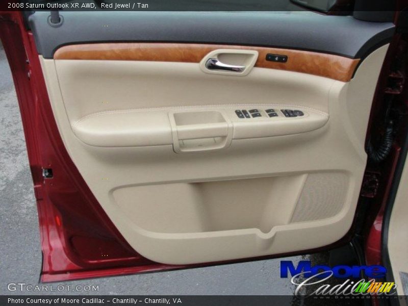 Red Jewel / Tan 2008 Saturn Outlook XR AWD