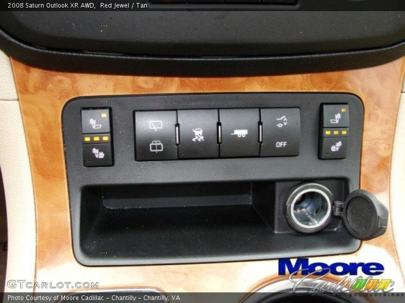 Red Jewel / Tan 2008 Saturn Outlook XR AWD