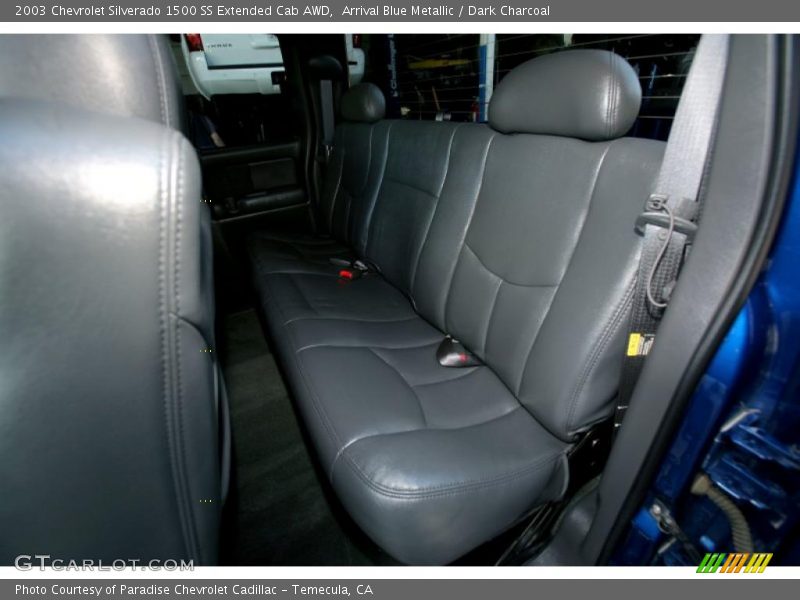 Arrival Blue Metallic / Dark Charcoal 2003 Chevrolet Silverado 1500 SS Extended Cab AWD
